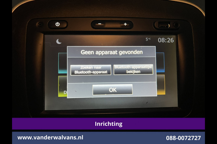 Renault Trafic 2.0 dCi 120pk L2H1 Inrichting Euro6 Airco | Omvormer | Camera | Navigatie | LED | Trekhaak Cruisecontrol, Parkeersensoren, Bijrijdersbank