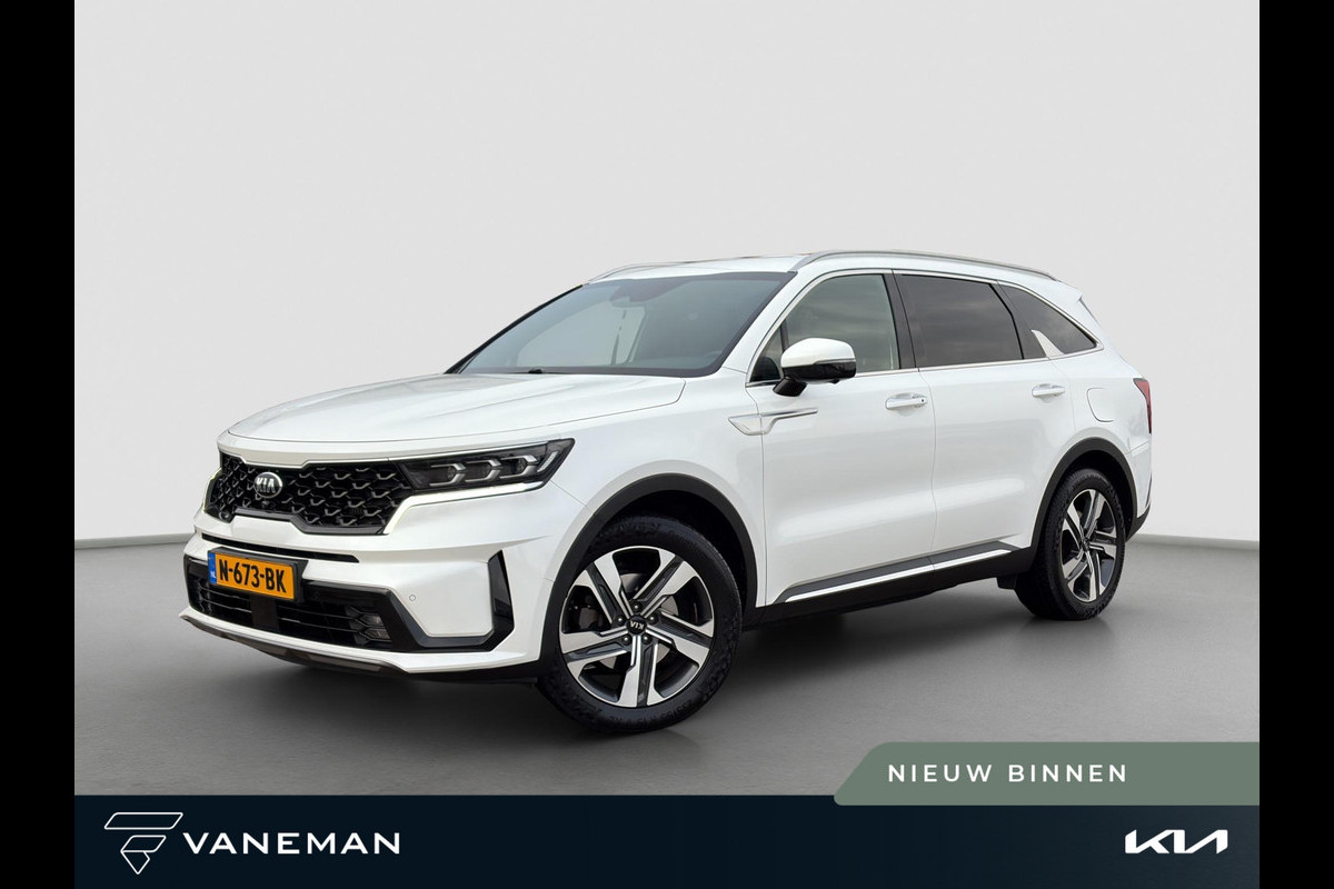 Kia Sorento 1.6 T-GDI Hybrid 2WD ExecutiveLine 7p. Automaat | 7 Persoons | BOSE | Leder | Navi | 19” Velgen | Stoelkoeling | Key-Less | BSD | Clima | Stuur-/Stoelverwarming | PDC | Cruise | LED |