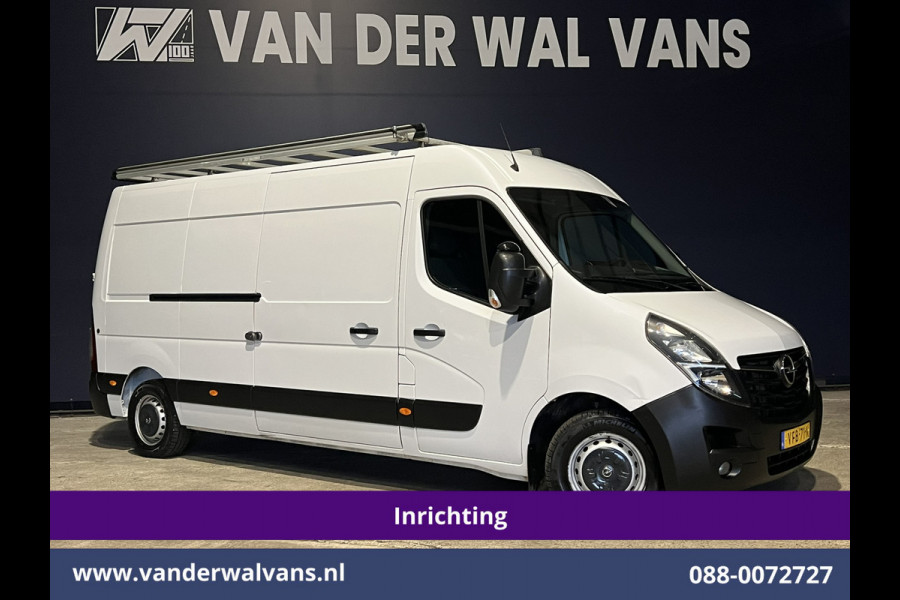 Opel Movano 2.3 Turbo 150pk L3H2 Inrichting Euro6 Airco | Imperiaal | 2500kg Trekhaak | Camera | Navigatie Cruisecontrol, Parkeersensoren, Bijrijdersbank