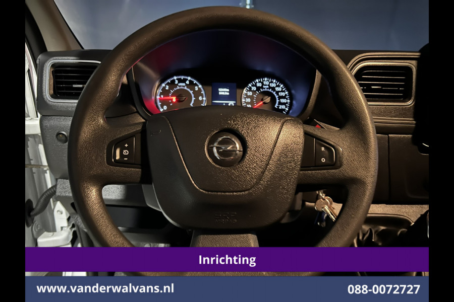 Opel Movano 2.3 Turbo 150pk L3H2 Inrichting Euro6 Airco | Imperiaal | 2500kg Trekhaak | Camera | Navigatie Cruisecontrol, Parkeersensoren, Bijrijdersbank