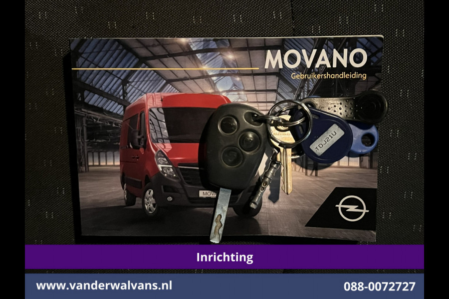 Opel Movano 2.3 Turbo 150pk L3H2 Inrichting Euro6 Airco | Imperiaal | 2500kg Trekhaak | Camera | Navigatie Cruisecontrol, Parkeersensoren, Bijrijdersbank