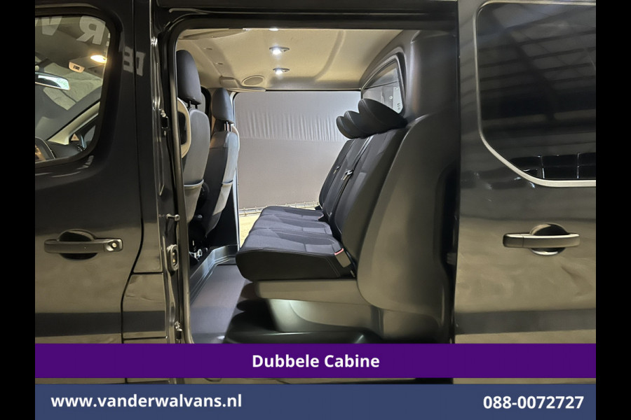 Renault Trafic 2.0 dCi 170pk Automaat L2H1 Dubbele cabine Euro6 Airco | 5-Zits | 2x Zijdeur | Camera | Navigatie | LED Cruisecontrol, Trekhaak, Parkeersensoren, LM velgen, Sidebars