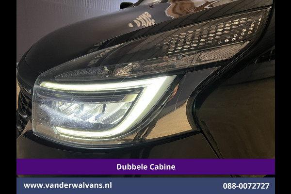 Renault Trafic 2.0 dCi 170pk Automaat L2H1 Dubbele cabine Euro6 Airco | 5-Zits | 2x Zijdeur | Camera | Navigatie | LED Cruisecontrol, Trekhaak, Parkeersensoren, LM velgen, Sidebars