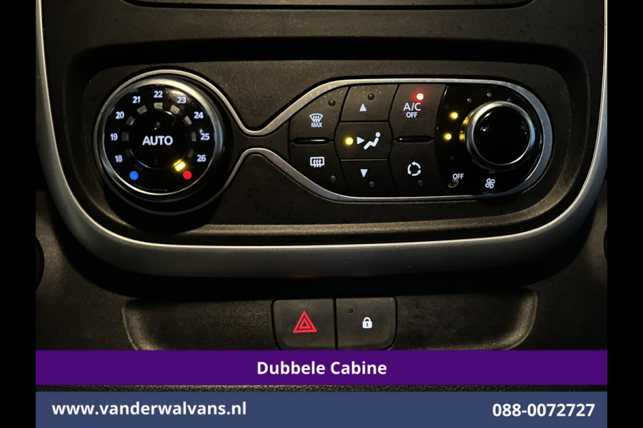 Renault Trafic 2.0 dCi 170pk Automaat L2H1 Dubbele cabine Euro6 Airco | 5-Zits | 2x Zijdeur | Camera | Navigatie | LED Cruisecontrol, Trekhaak, Parkeersensoren, LM velgen, Sidebars