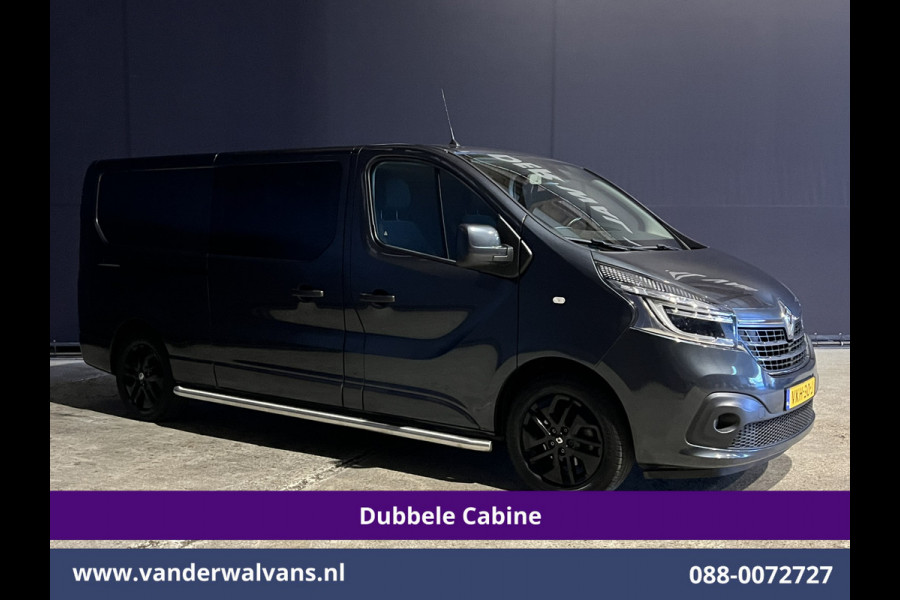 Renault Trafic 2.0 dCi 170pk Automaat L2H1 Dubbele cabine Euro6 Airco | 5-Zits | 2x Zijdeur | Camera | Navigatie | LED Cruisecontrol, Trekhaak, Parkeersensoren, LM velgen, Sidebars