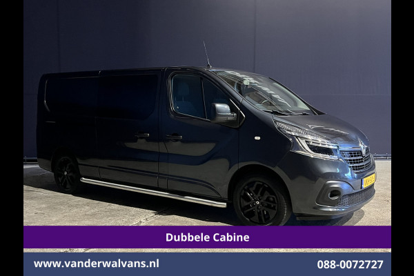 Renault Trafic 2.0 dCi 170pk Automaat L2H1 Dubbele cabine Euro6 Airco | 5-Zits | 2x Zijdeur | Camera | Navigatie | LED Cruisecontrol, Trekhaak, Parkeersensoren, LM velgen, Sidebars