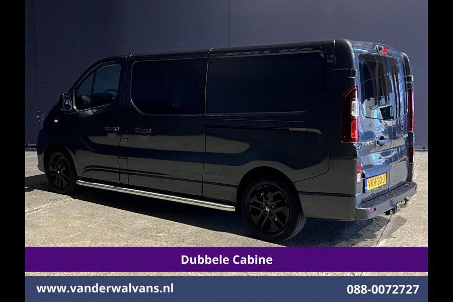 Renault Trafic 2.0 dCi 170pk Automaat L2H1 Dubbele cabine Euro6 Airco | 5-Zits | 2x Zijdeur | Camera | Navigatie | LED Cruisecontrol, Trekhaak, Parkeersensoren, LM velgen, Sidebars