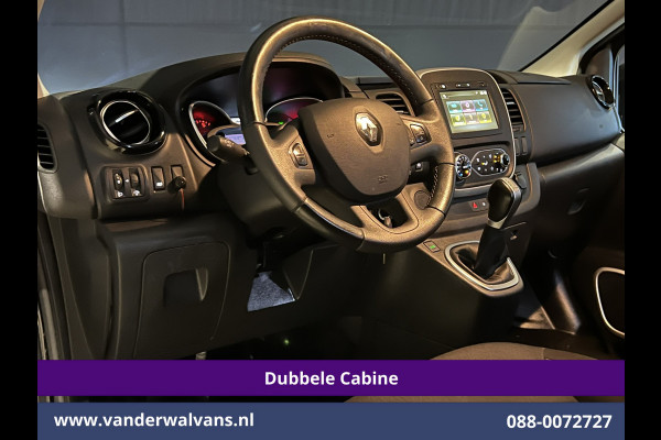 Renault Trafic 2.0 dCi 170pk Automaat L2H1 Dubbele cabine Euro6 Airco | 5-Zits | 2x Zijdeur | Camera | Navigatie | LED Cruisecontrol, Trekhaak, Parkeersensoren, LM velgen, Sidebars