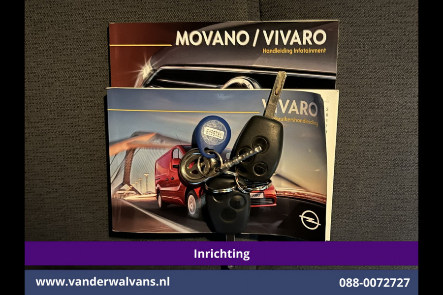 Opel Vivaro 1.6 CDTI 126pk L2H1 Inrichting Euro6 Airco | Omvormer | Imperiaal | Trekhaak | Camera | Navigatie Cruisecontrol, LED, Parkeersensoren