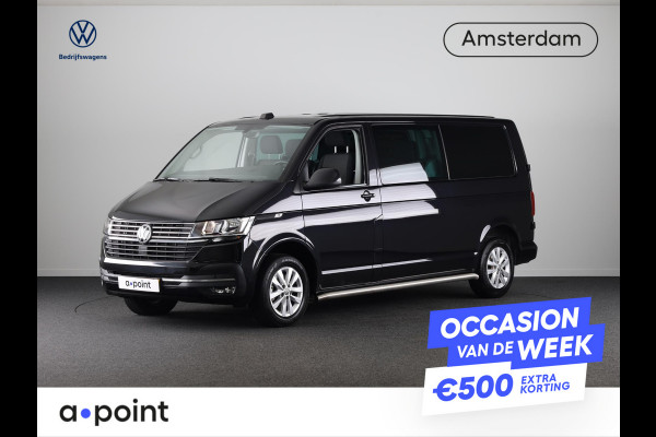 Volkswagen Transporter 2.0 TDI L2H1 30 DC Highline 150 PK DSG | 50% korting op pakket | Verlengde garantie | Navigatie | Trekhaak | Luxe dubbelcabine |