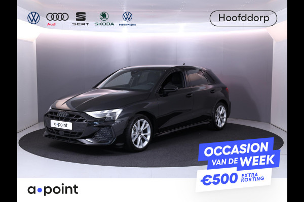 Audi A3 Sportback 30 TFSI S edition 115 PK Automaat | 50% korting op pakket | Verlengde garantie |  Navigatie | Park pakket | Zwart optiek | Privacy glas |