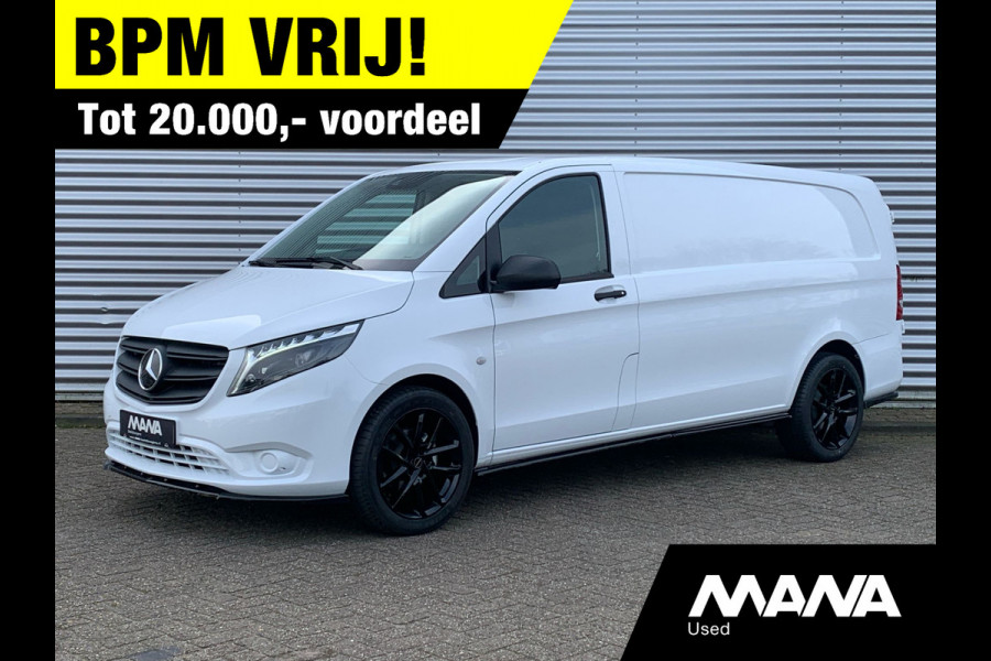 Mercedes-Benz Vito 116 CDI Extra Lang L3 163pk Automaat LMV MaxtonDesign LED Airco Camera Leder-Stuur/Bekleding Diffuser Frontlip CruiseControl Sto
