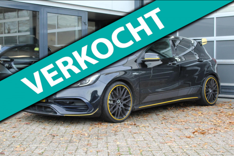 Mercedes-Benz A-Klasse AMG 45 4MATIC / Yellow Night Edition/Schaalstoelen