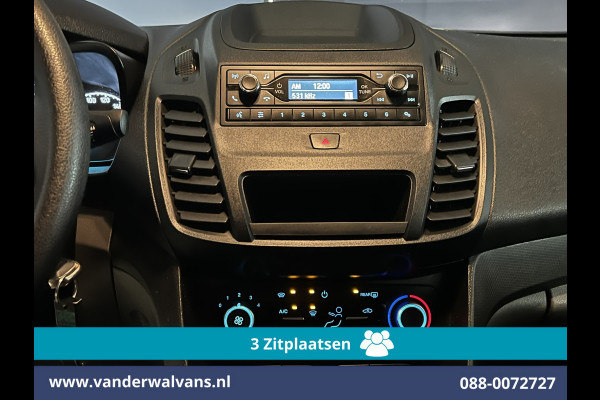 Ford Transit Connect 1.5 EcoBlue 100pk L1H1 Euro6 Airco | 3-Zits | Parkeersensoren | Trekhaak Zijdeur, Verwarmde voorruit, Bijrijdersbank