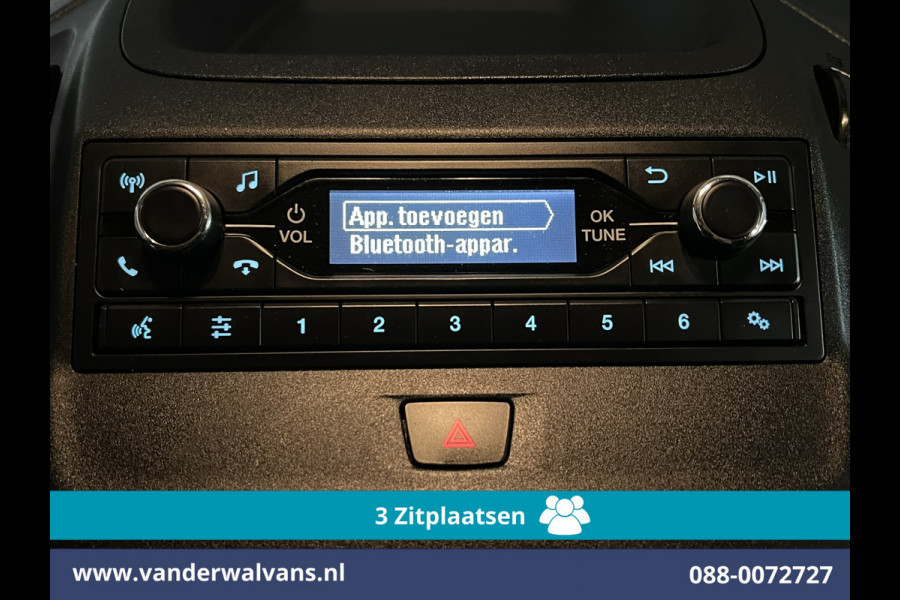 Ford Transit Connect 1.5 EcoBlue 100pk L1H1 Euro6 Airco | 3-Zits | Parkeersensoren | Trekhaak Zijdeur, Verwarmde voorruit, Bijrijdersbank