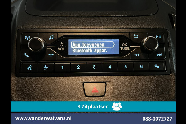 Ford Transit Connect 1.5 EcoBlue 100pk L1H1 Euro6 Airco | 3-Zits | Parkeersensoren | Trekhaak Zijdeur, Verwarmde voorruit, Bijrijdersbank