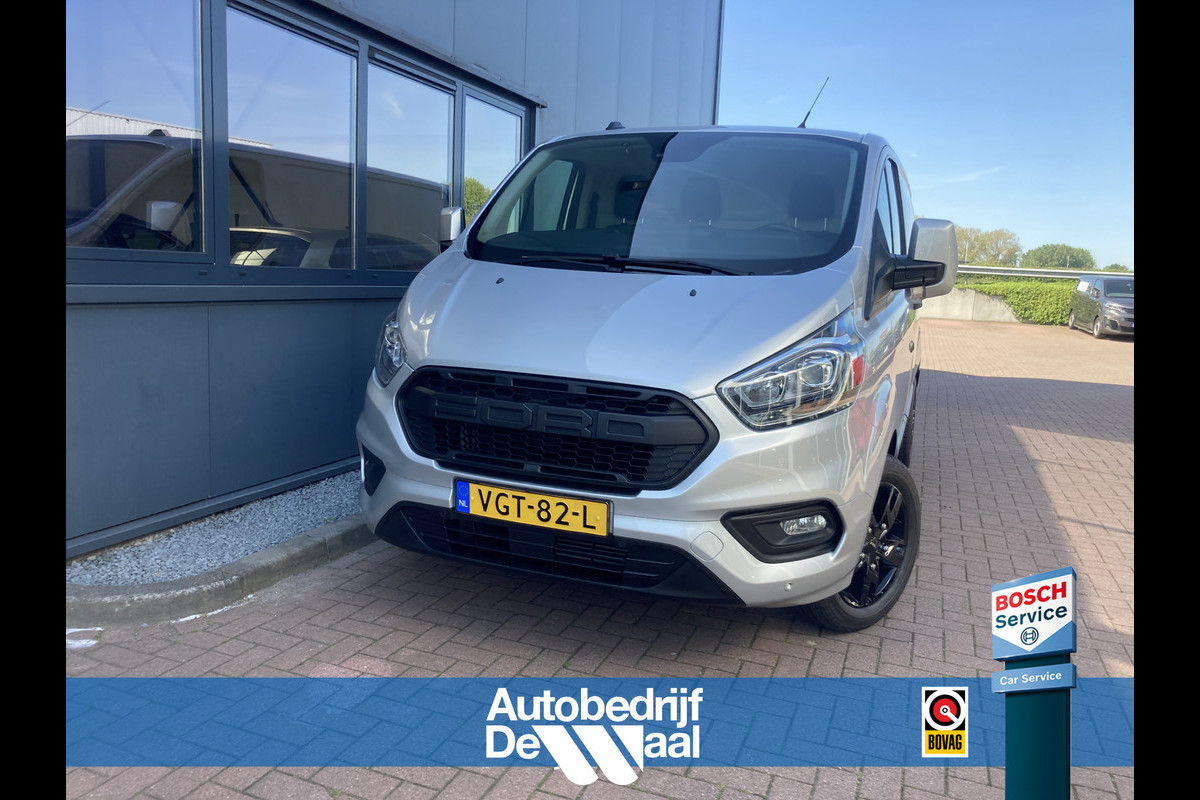 Ford Transit Custom 2.0 TDCi 130pk Euro6 Automaat L1H1 300 GB TREKHAAK/2XSCHUIFDEUR/VOORRUITVERW./AIRCO/CRUISE/PDC