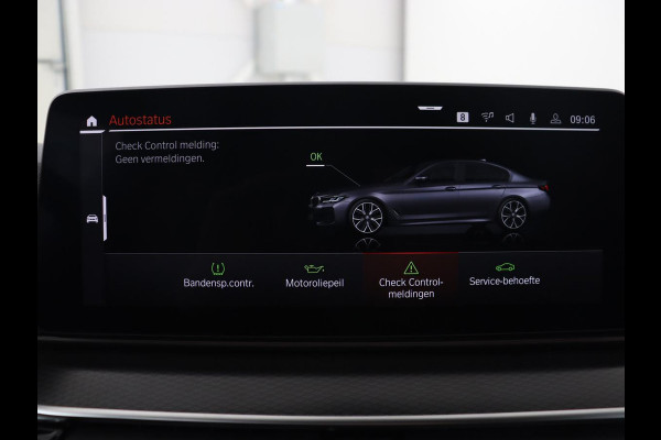 BMW 5 Serie 520i M Sport | Leder | Stoelverwarming | Carplay | 19'' | Sportstoelen | Live Cockpit | Navigatie | Parkeerhulp | Adaptief LED | Memory | Keyless start