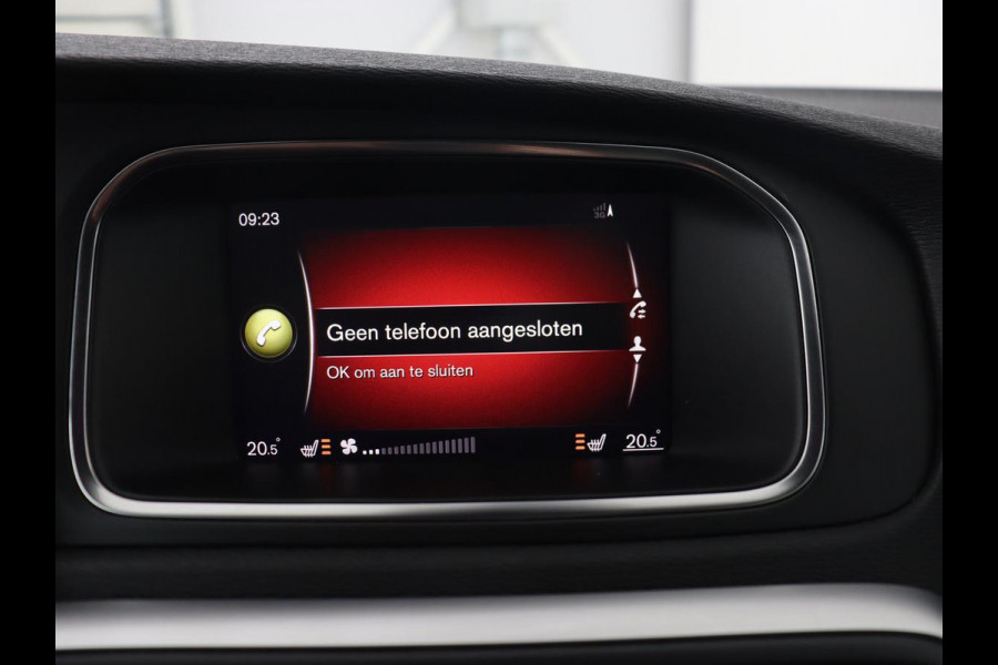 Volvo V40 2.0 T4 Sport | Stoelverwarming | Camera | Leder/Alcantara | Park Assist | Full LED | Navigatie | Climate control | Cruise control