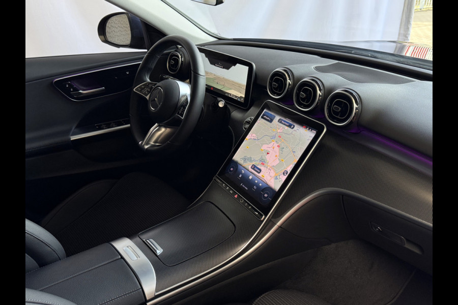 Mercedes-Benz C-Klasse 300e 313PK PHEV 12/2024 AVANTGARDE TREKHAAK HALF LEER CAMERA ELEK/STOEL/VERWARMD 12/2024 PHEV PLUG IN HYBRIDE phev