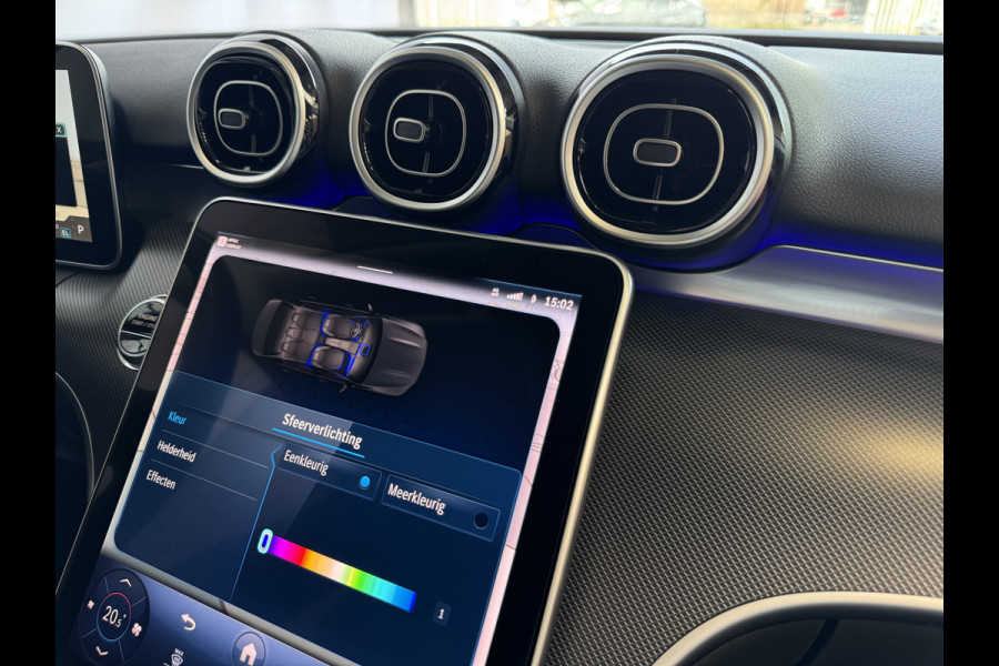 Mercedes-Benz C-Klasse 300e 313PK PHEV 12/2024 AVANTGARDE TREKHAAK HALF LEER CAMERA ELEK/STOEL/VERWARMD 12/2024 PHEV PLUG IN HYBRIDE phev