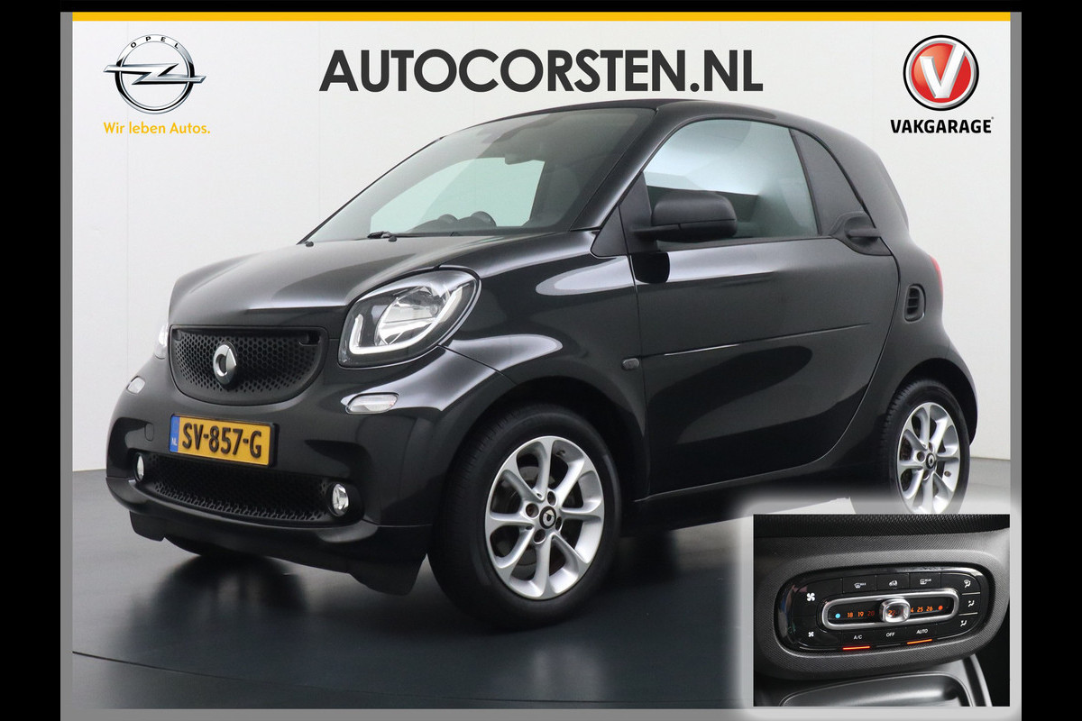 Smart Fortwo 1.0I 71PK Passion Ecc Cruise Control Bluetooth Lmv Mistlampen Regen-Lichtsensor Led  Cool & Audio pakket Pakket sport Euro 6 Origineel Nederlandse Auto
