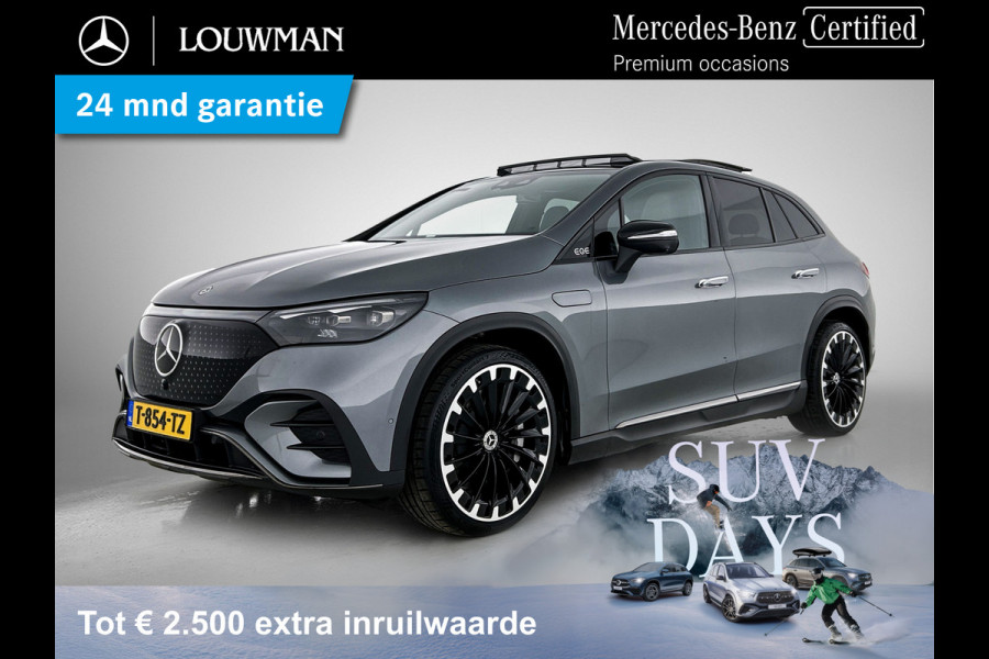 Mercedes-Benz EQE SUV 350+ AMG Line 91 kWh 22 inch. Lichtmetalen velgen | Panoramadak | Navigatie | Parking support met camera | Inclusief 48 maanden MB Certified garantie voor Europa.