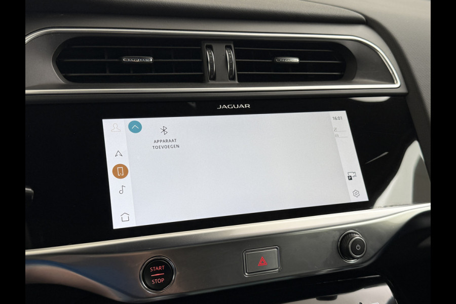 Jaguar I-PACE EV320 SE 90kWh 3Fase ! SOH 95,5% AWD Leer Pano-dak Meridian™ Hifi Memory Navi Ecc 3D-Surround Camera Cruise Control Business Pac Apple Carplay Android Auto Stoel+Stuur+Voorruitverwarming Led Origineel Nederlandse Auto Nieuwprijs €76.050,- Deze kan thuis wél met 11kw/uur laden