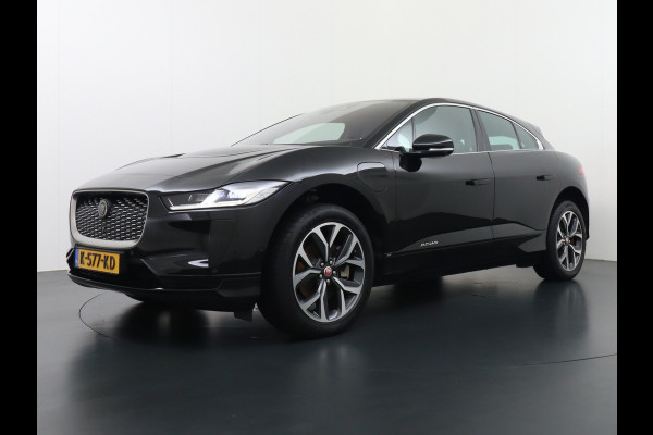 Jaguar I-PACE EV320 SE 90kWh 3Fase ! SOH 95,5% AWD Leer Pano-dak Meridian™ Hifi Memory Navi Ecc 3D-Surround Camera Cruise Control Business Pac Apple Carplay Android Auto Stoel+Stuur+Voorruitverwarming Led Origineel Nederlandse Auto Nieuwprijs €76.050,- Deze kan thuis wél met 11kw/uur laden