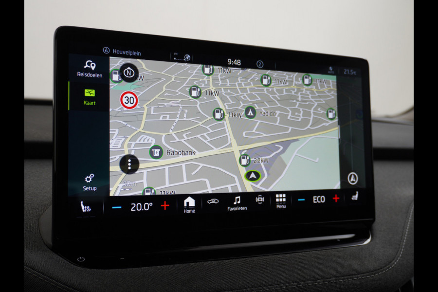 Škoda ENYAQ iV 60 180pk Apple Carplay Android Trekh. Camera Navi Led Lmv 19" PDC 3-zone-Ecc Cruise Control Stoel+Bank-Verwarmd Keyless Rijstrooksensor Virtual Cockpit Bluetooth Park-assist memory Connected services 1e Eigenaar Nieuwprijs €48.450,- Trekgewicht 1.000kg Accu-Garantie tot 13-02-2031 /160.000km