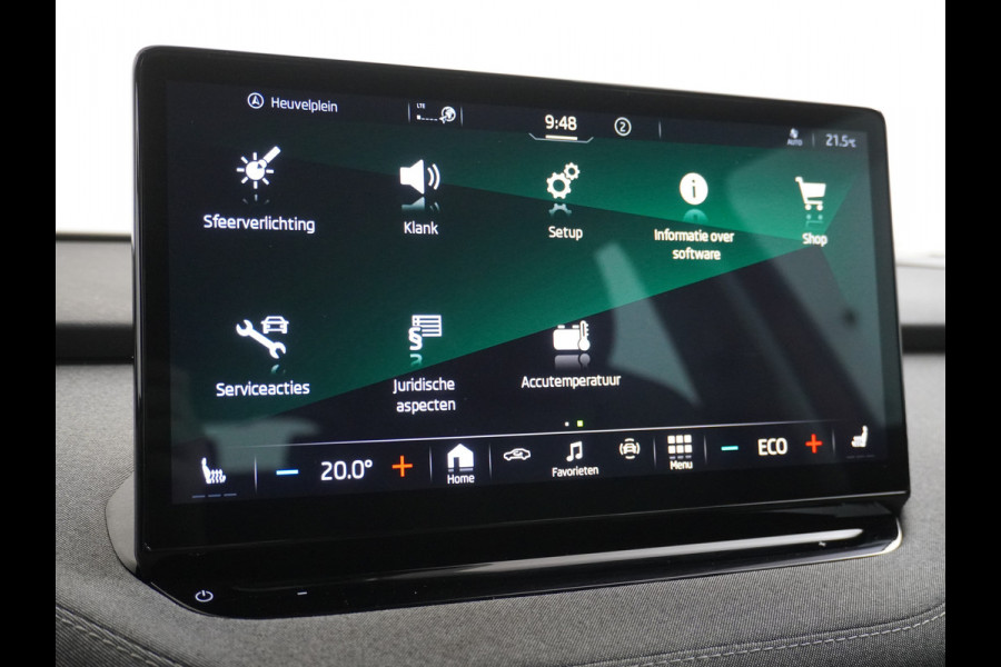 Škoda ENYAQ iV 60 180pk Apple Carplay Android Trekh. Camera Navi Led Lmv 19" PDC 3-zone-Ecc Cruise Control Stoel+Bank-Verwarmd Keyless Rijstrooksensor Virtual Cockpit Bluetooth Park-assist memory Connected services 1e Eigenaar Nieuwprijs €48.450,- Trekgewicht 1.000kg Accu-Garantie tot 13-02-2031 /160.000km