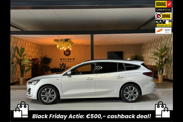Ford Focus 1.0 EcoBoost Hybrid ST Line Garantie StuurVW StoelVW Carplay Keyless Clima Led Navi Rijklaar