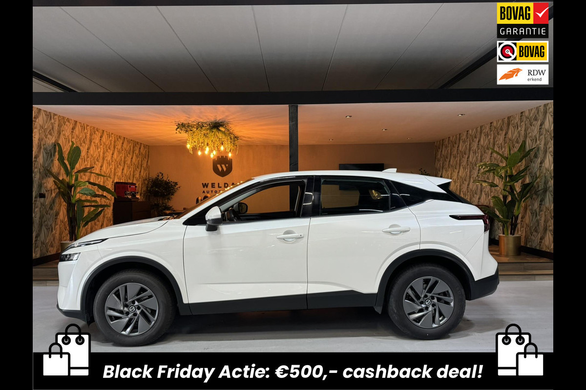 Nissan QASHQAI 1.3 MHEV Business Design 158PK Garantie Trekhaak Carplay Camera ACC Keyless Led Lane Clima Navi Rijklaar
