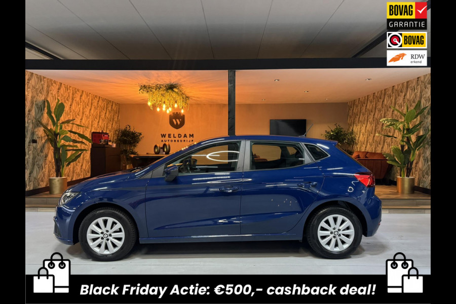 Seat Ibiza 1.0 TSI Style Garantie Trekhaak Carplay StoelVW Beats DAB PDC Led Cruise Clima Navi Rijklaar