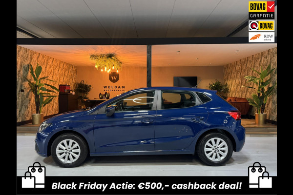 Seat Ibiza 1.0 TSI Style Garantie Trekhaak Carplay StoelVW Beats DAB PDC Led Cruise Clima Navi Rijklaar