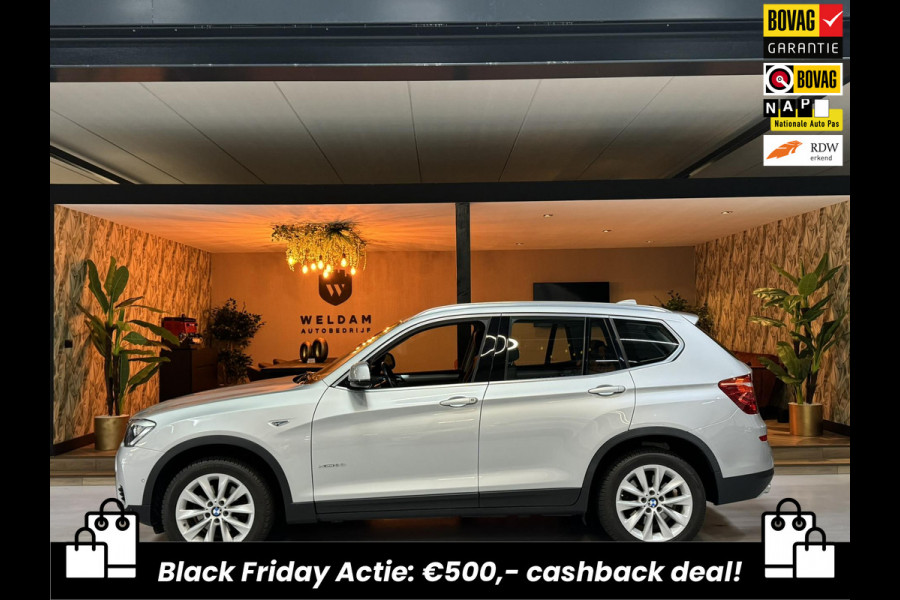 BMW X3 XDrive20i Advantage Garantie Leder Keyless Elek. Achterklep Cruise Clima Navi Rijklaar