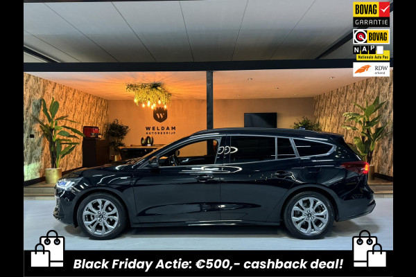 Ford FOCUS Wagon 1.0 EcoBoost Mild-Hybrid ST Line Garantie Carplay StuurVW StoelVW Cruise Clima Navi Lane Led Dab Rijklaar