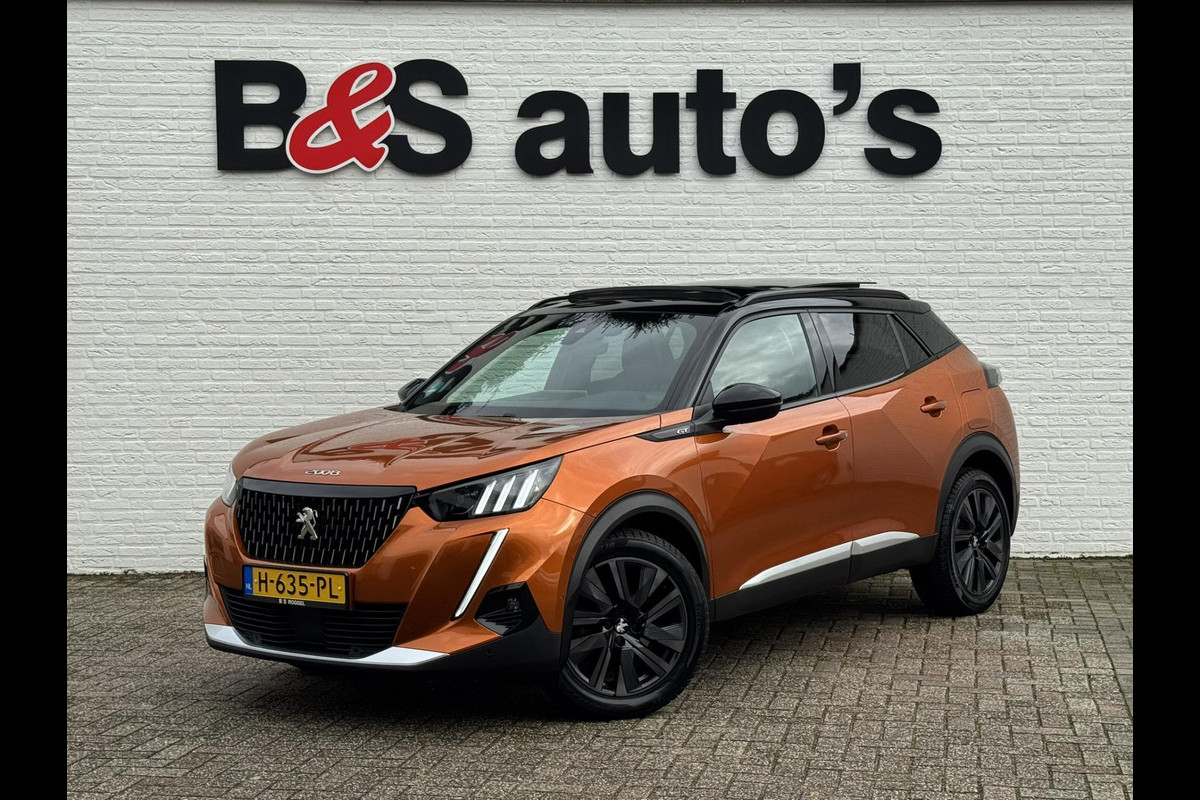 Peugeot 2008 1.2 PureTech GT Automaat Adaptive cruise Cruise control Achteruitrijcamera Apple / Android Focal audio Leer Trekhaak