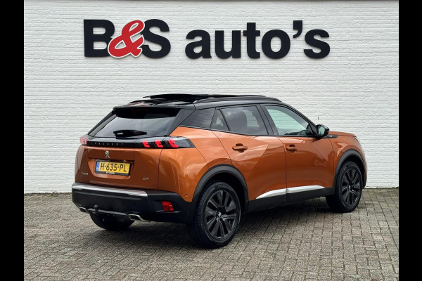 Peugeot 2008 1.2 PureTech GT Automaat Adaptive cruise Cruise control Achteruitrijcamera Apple / Android Focal audio Leer Trekhaak