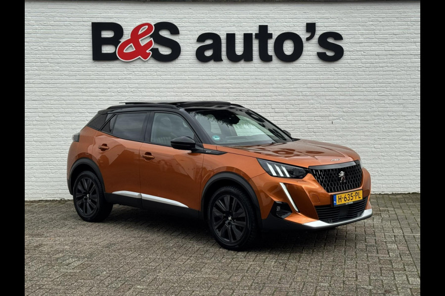 Peugeot 2008 1.2 PureTech GT Automaat Adaptive cruise Cruise control Achteruitrijcamera Apple / Android Focal audio Leer Trekhaak