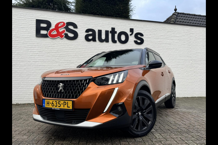 Peugeot 2008 1.2 PureTech GT Automaat Adaptive cruise Cruise control Achteruitrijcamera Apple / Android Focal audio Leer Trekhaak