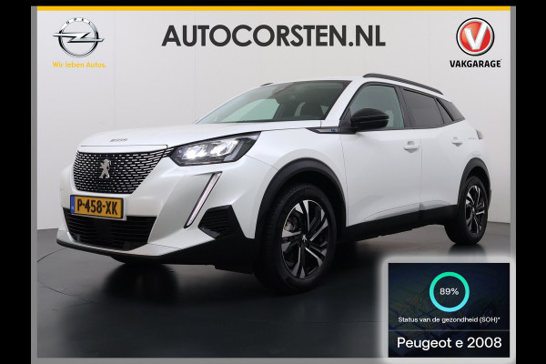 Peugeot e-2008 EV Allure Pack 50kWh SOH 89% Navi* Ecc 360°Camera Apple Carplay Android Auto Cruise Control Lmv 17" Led Keyless Privacy Glas Rijstrooksensor 1e Eigenaar Origineel Nederlandse Auto