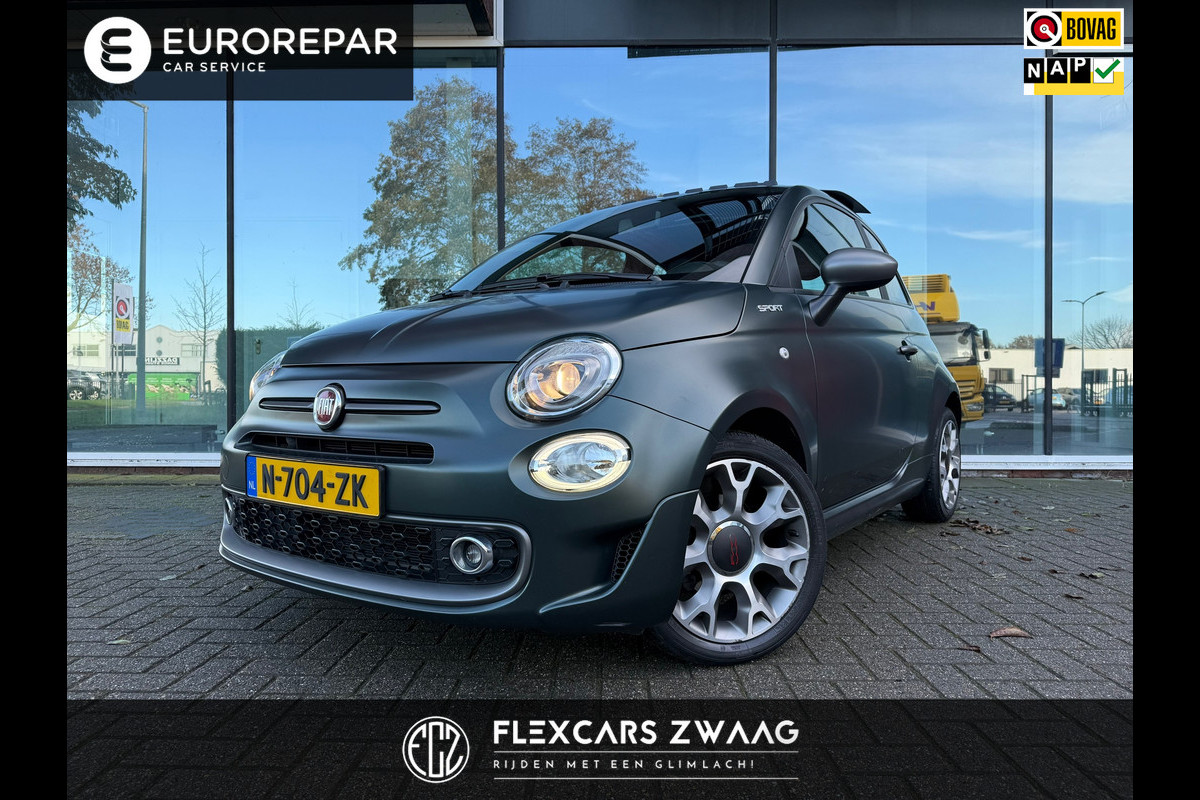 Fiat 500 1.0 Hybrid Sport - Navi - Climate - Panodak - Parkeerhulp - Org.NL