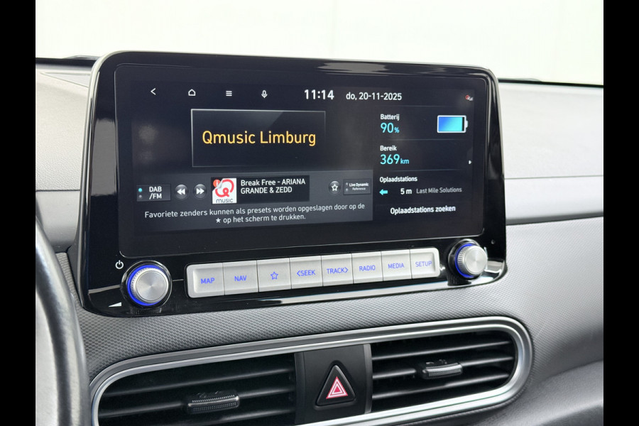 Hyundai Kona EV 64kWh SOH 100% Warmtepomp Head Up Display Adap.Cruise Navi Ecc Camera Apple Carplay Android Auto Pdc Fashion Lane Assist Dodehoekwaarschuwing Keyless Privacy Glas DAB FCA 1e Eigenaar Origineel Nederlandse Auto
