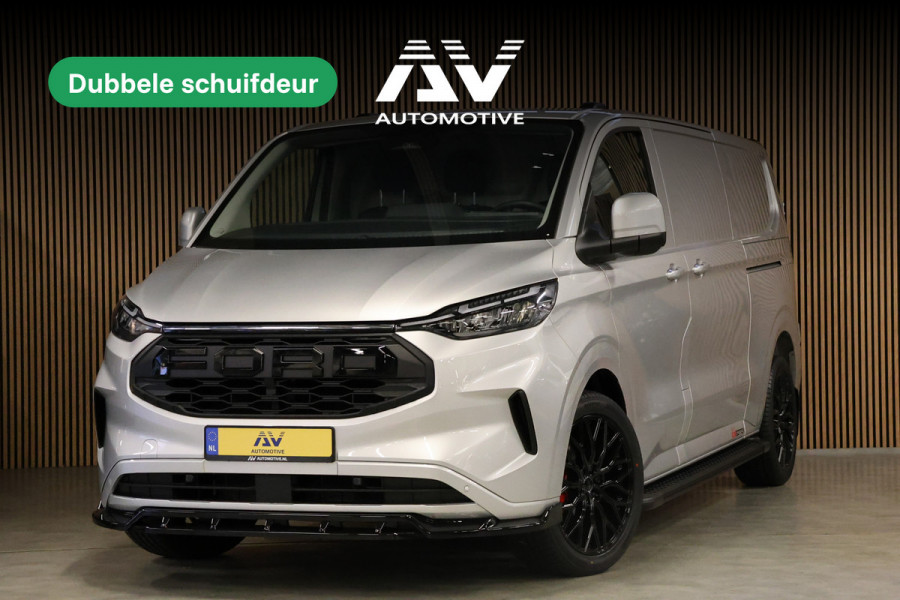 Ford Transit Custom 320 2.0 TDCI L2H1 Limited 170 PK | BPM VRIJ | ACC | Blind Spot | Navigatie | Camera | CarPlay | Lane Assist | Stoelverwarming | Raptor Edition | L+R Schuifdeur | 3-Zitter