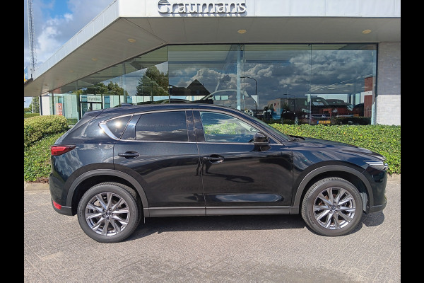 Mazda CX-5 2.0 SkyActiv-G 165 Luxury AUTOMAAT, Leder, Navi, Clima, Head-up, etc. incl. 12 MND BOVAGGARANTIE stoelkoeling voor, stoelverwarming voor én achter, zeer compleet!