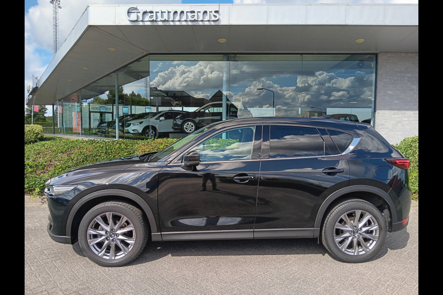 Mazda CX-5 2.0 SkyActiv-G 165 Luxury AUTOMAAT, Leder, Navi, Clima, Head-up, etc. incl. 12 MND BOVAGGARANTIE stoelkoeling voor, stoelverwarming voor én achter, zeer compleet!