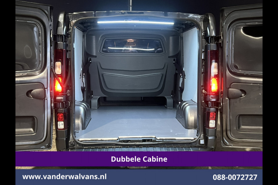 Renault Trafic 2.0 dCi 170pk Automaat L2H1 Dubbele cabine Euro6 Airco | 5-Zits | 2x Zijdeur | Camera | Navigatie | LED Cruisecontrol, Trekhaak, Parkeersensoren, LM velgen, Sidebars