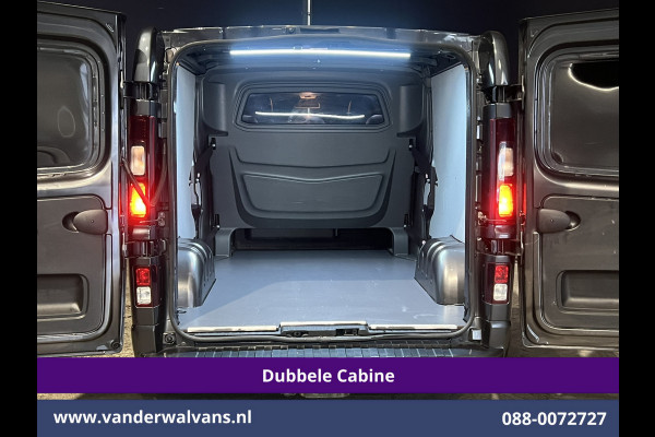Renault Trafic 2.0 dCi 170pk Automaat L2H1 Dubbele cabine Euro6 Airco | 5-Zits | 2x Zijdeur | Camera | Navigatie | LED Cruisecontrol, Trekhaak, Parkeersensoren, LM velgen, Sidebars