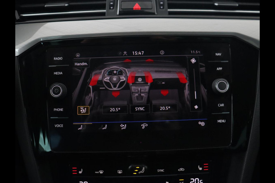 Volkswagen Passat 1.4 TSI PHEV GTE | Stoelverwarming | Massage | Carplay | Navigatie | Matrix LED | Camera | Park Assist | Adaptive cruise | Side Assist | Plug In